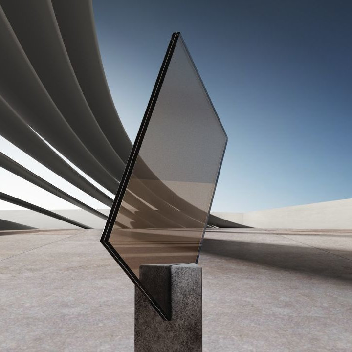 Getöntes Glas bronze