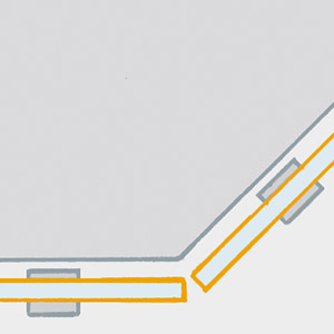 Ecken mit anderem Winkel