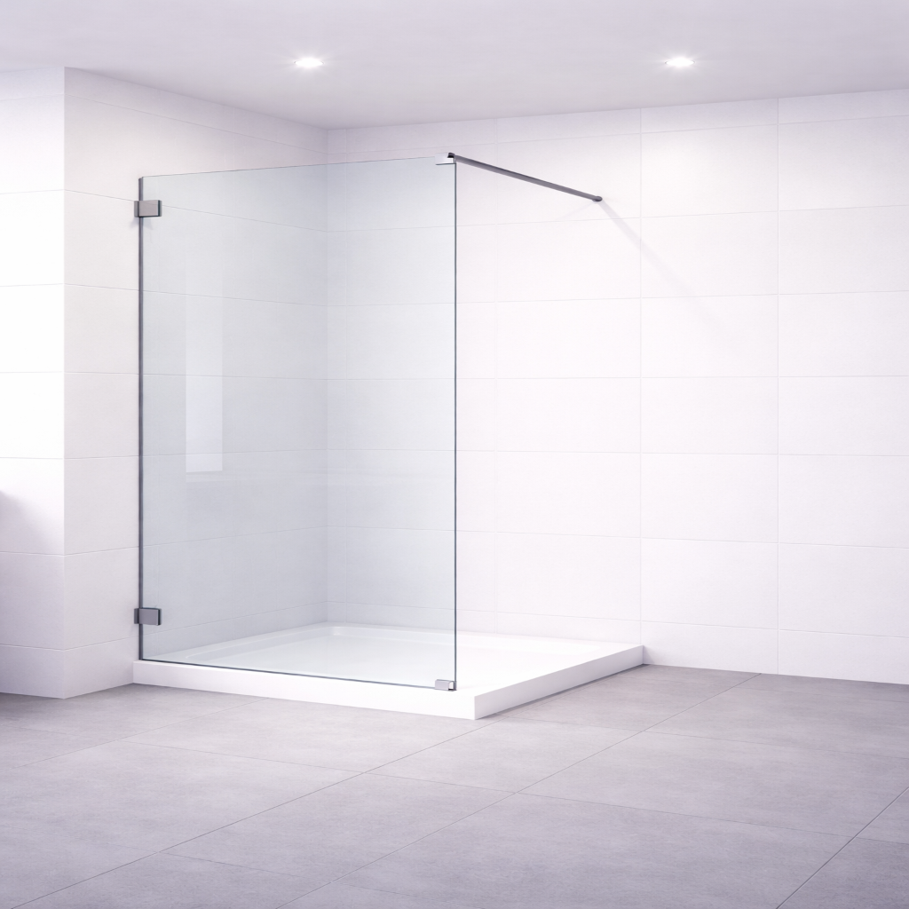 Walk-in-Dusche ESG 10 mm - Ein Seitenteil