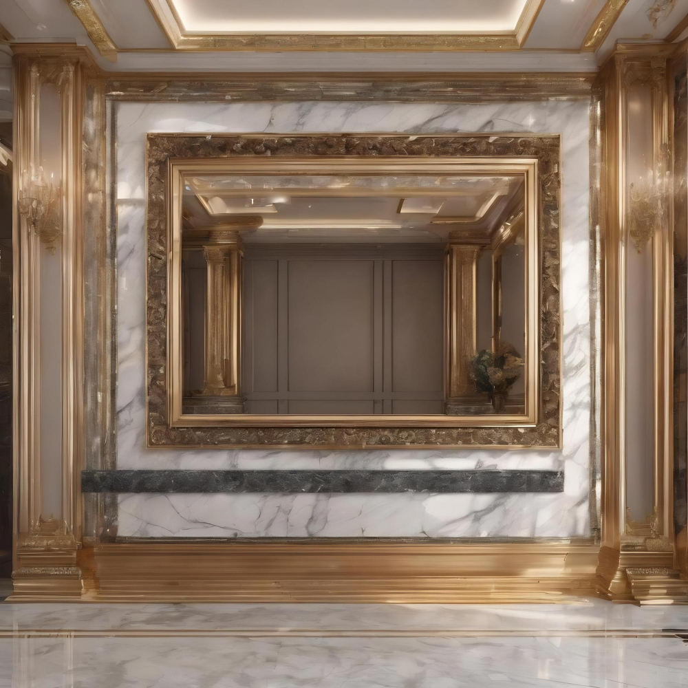 Raum für die Gestaltung von Marmorrahmen