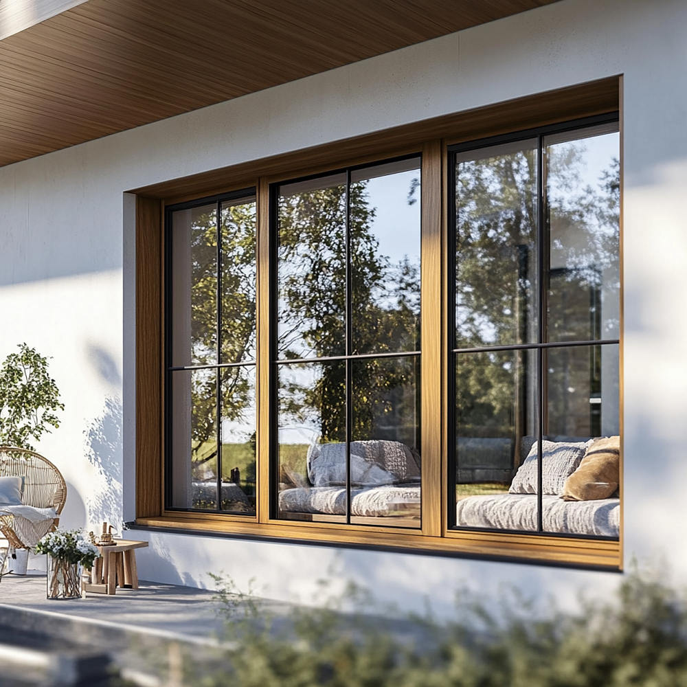 moderner Holzfensterkonstruktionen