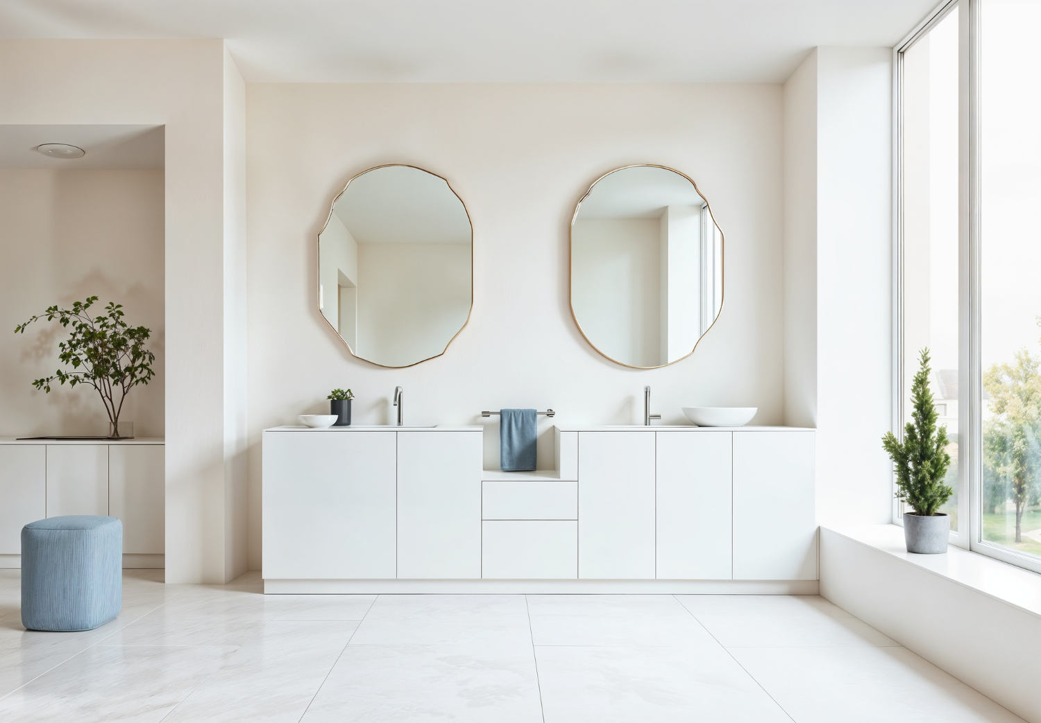 Welche Höhe für den Badezimmerspiegel ist ideal?