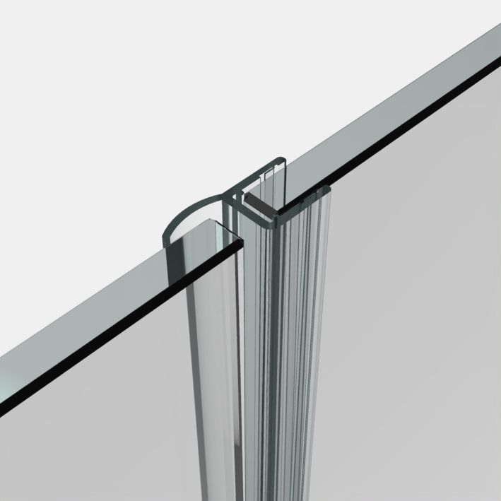 Mitteldichtprofil transparent