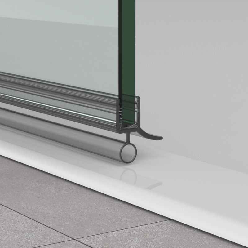 Wasserabweisprofil für 8mm GLAS