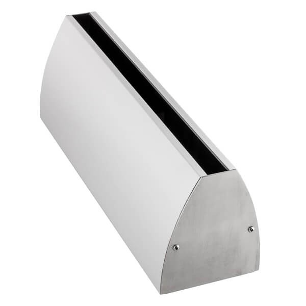 Wandklemmprofil 0° 17,52 mm, oval - Edelstahloptik – Bild 2