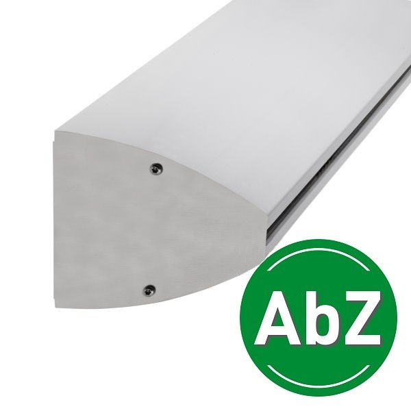 Wandklemmprofil 0° 17,52 mm, oval - Edelstahloptik – Bild 7