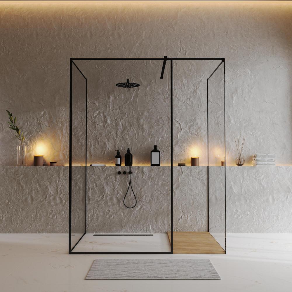 Luxuriöses Badezimmer mit Duschkabine