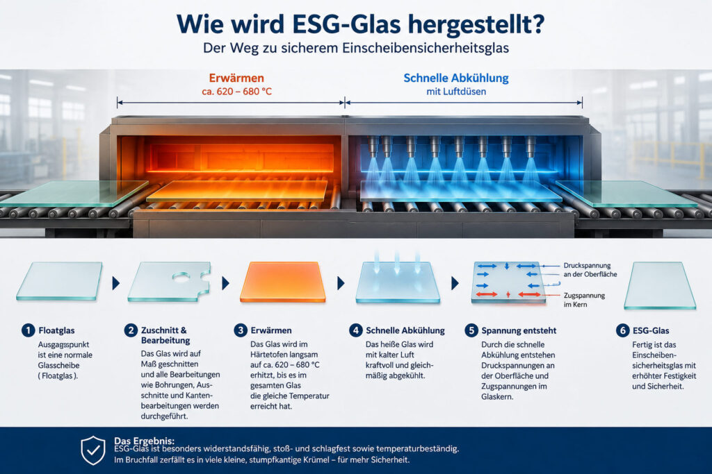 Wie ESG-Glas hergestellt wird