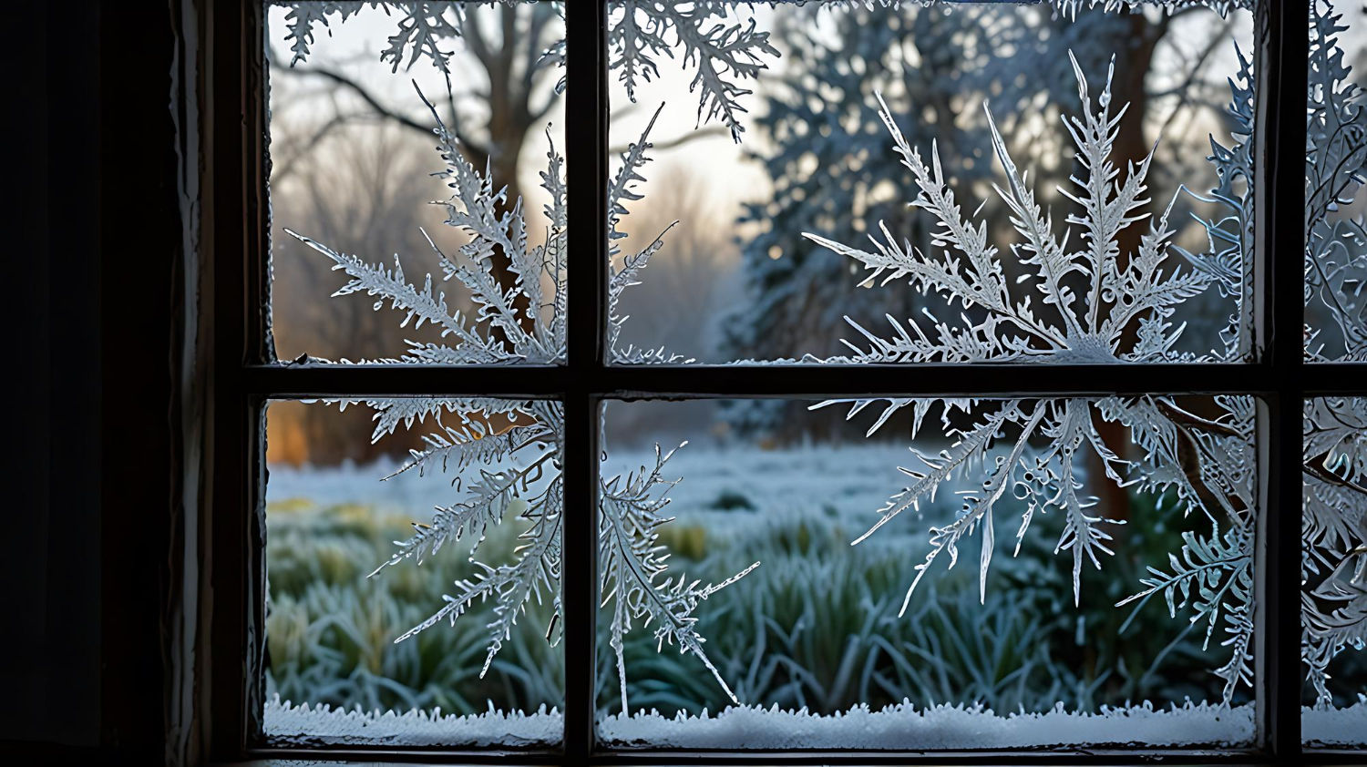 Was passiert im Winter mit dem Fensterglas? Kälte, Wärme, Kondenswasser und die richtige Pflege