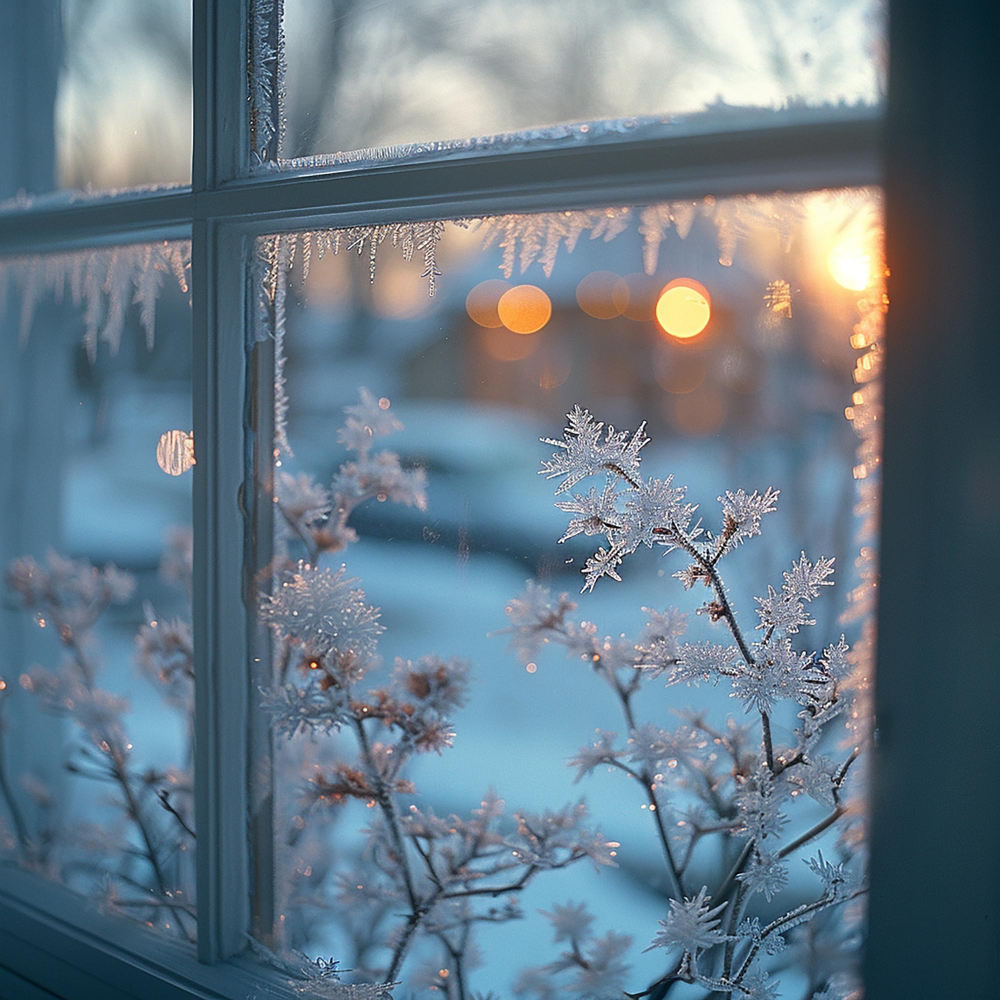 Fenster im Winter